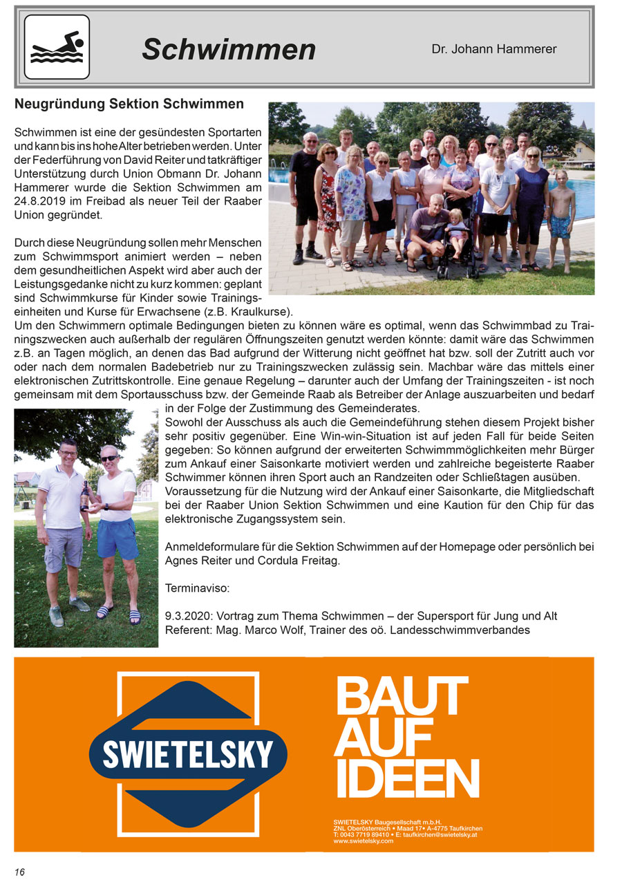 Unionzeitung 2019 - Seite 16